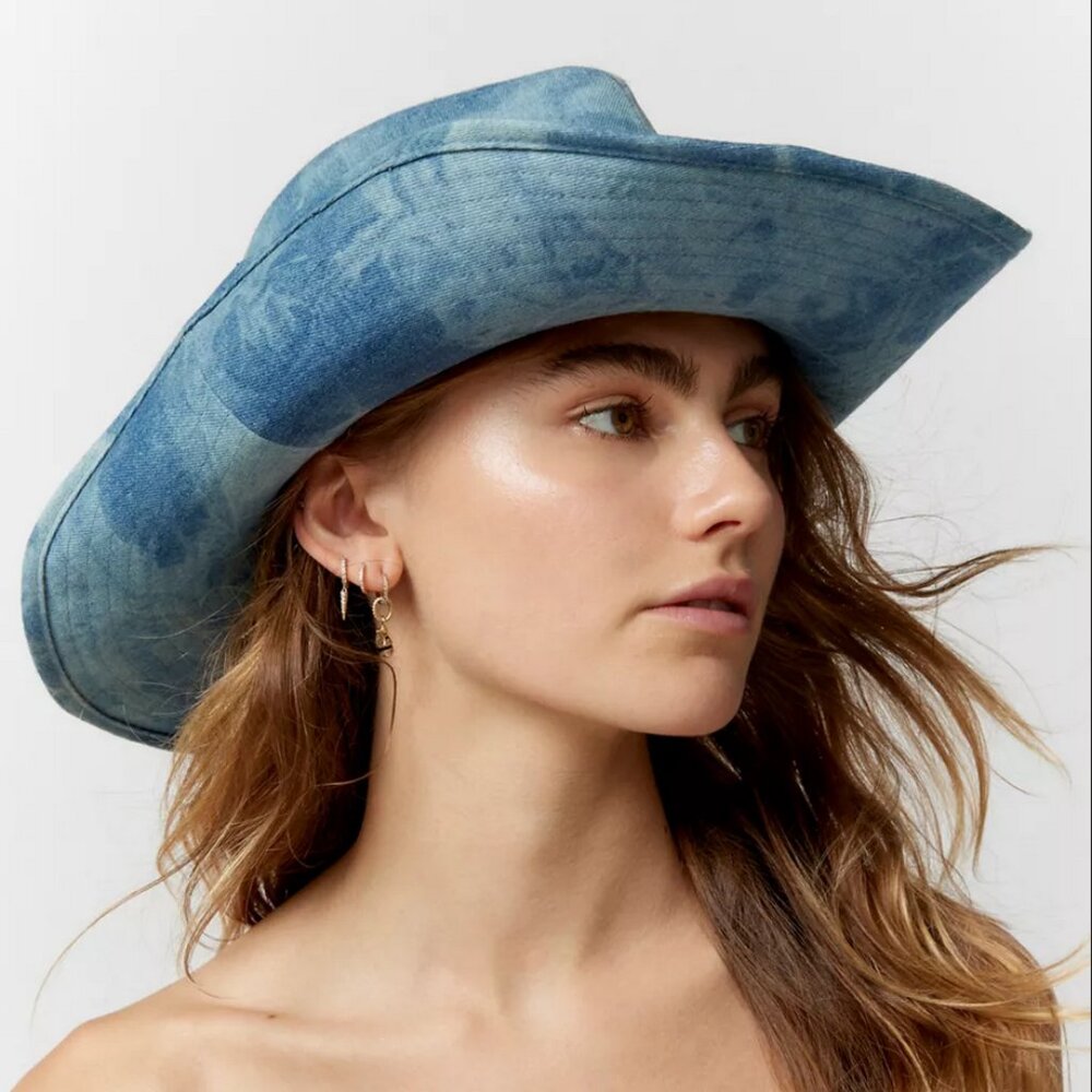 Wyeth Walker Washed Denim Cowboy Hat